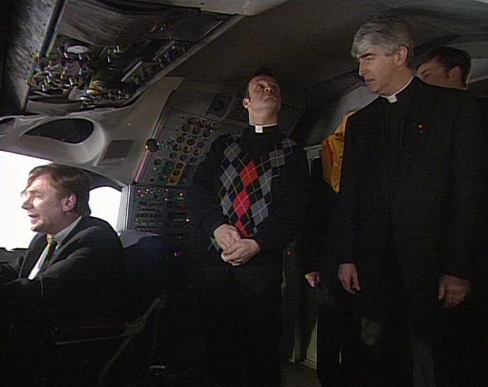 NEVER NEEDED IT BEFORE. FATHER, WHO GETS THE PARACHUTES? 