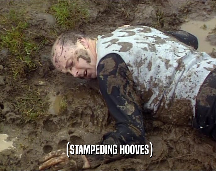 (STAMPEDING HOOVES)  