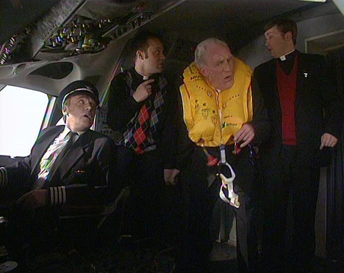 SORRY, I WAS ONLY ASKING IF YOU'D EVER BEEN IN A COCKPIT. 