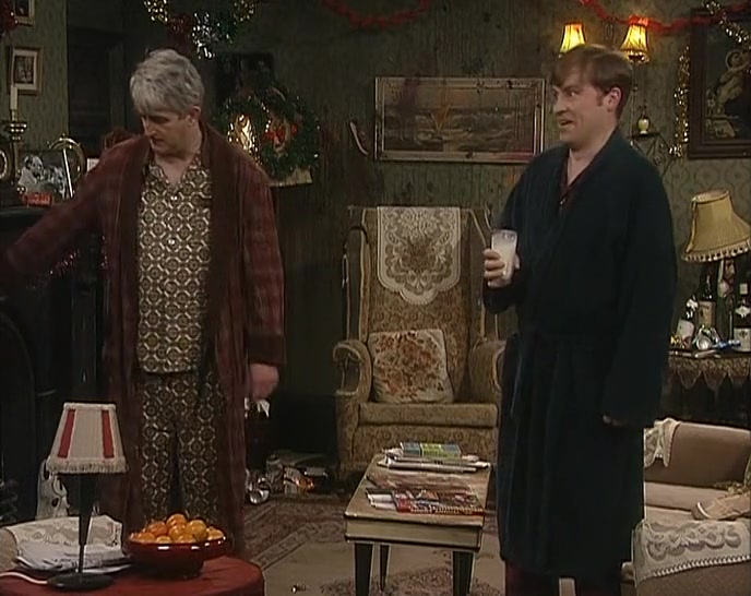 GO ON, DOUGAL, UP TO BED WITH YOU.
  