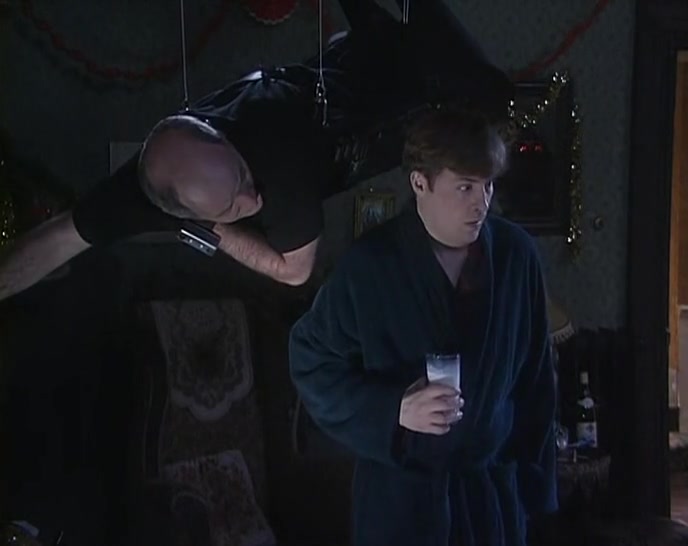 'IT'S SAFE TO SAY THE BURGLAR IS DEFINITELY IN THE ROOM.' 