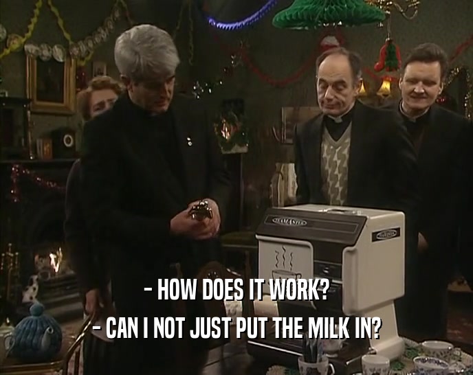 - HOW DOES IT WORK? - CAN I NOT JUST PUT THE MILK IN? 