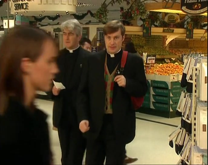 I THOUGHT SOME PERFUME FOR MRS DOYLE.  