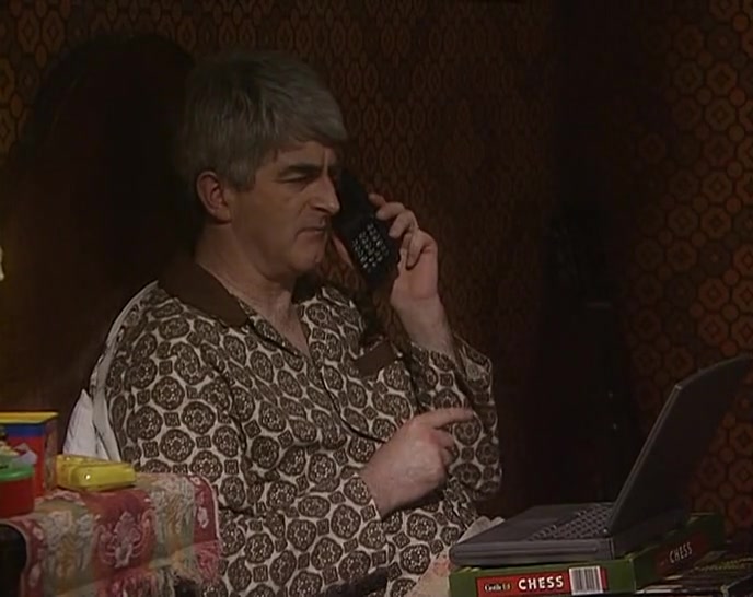 WAIT NOW, HE'S ON HOLIDAYS. WELL, I WON'T DISTURB HIM. 