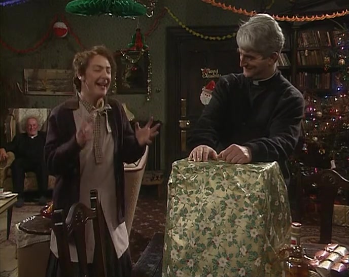 OH, FATHER, YOU SHOULDN'T HAVE. WHAT IS IT? 