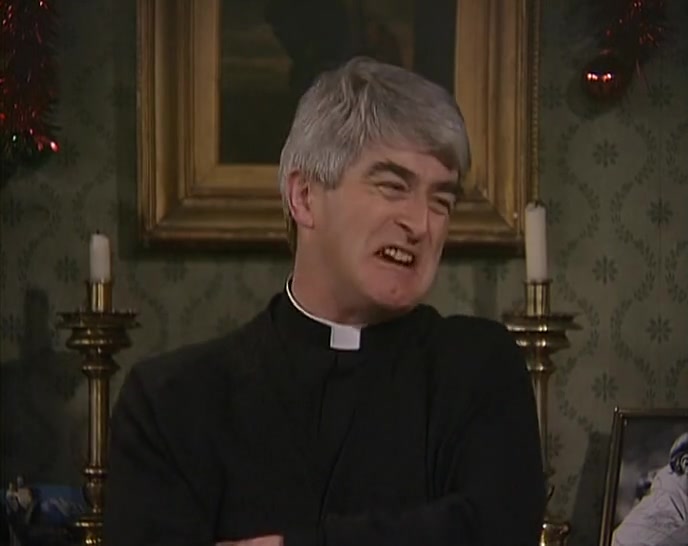 OH, RIGHT, OH, GREAT. SO A PROTESTANT IS BETTER THAN ME? 