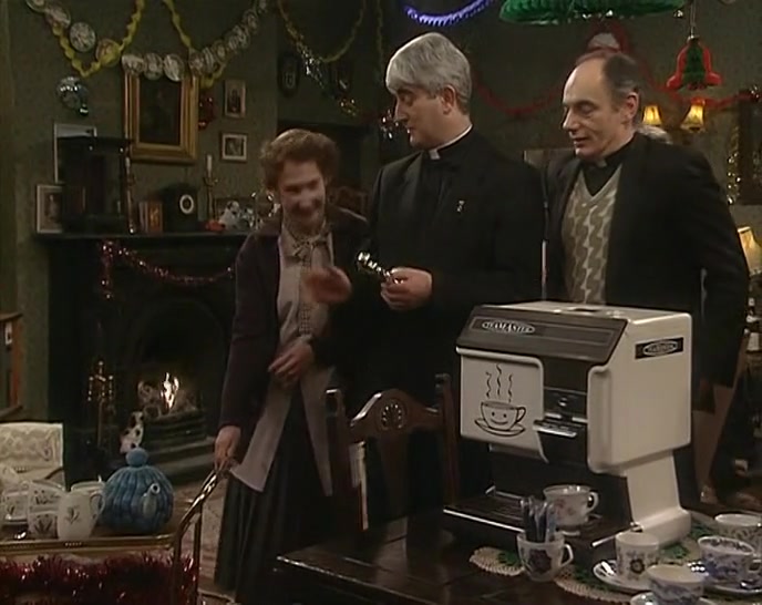 RIGHT. NO, MRS DOYLE, PUT THAT AWAY AND RELAX, WE'LL TRY THE TEAMASTER. 