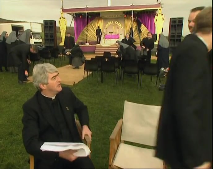 WHY DOES HE NEED YOU BY THE STAGE? HE MUST MEAN ME! 