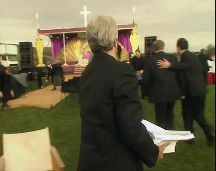 WHY DOES HE NEED YOU BY THE STAGE? HE MUST MEAN ME! 