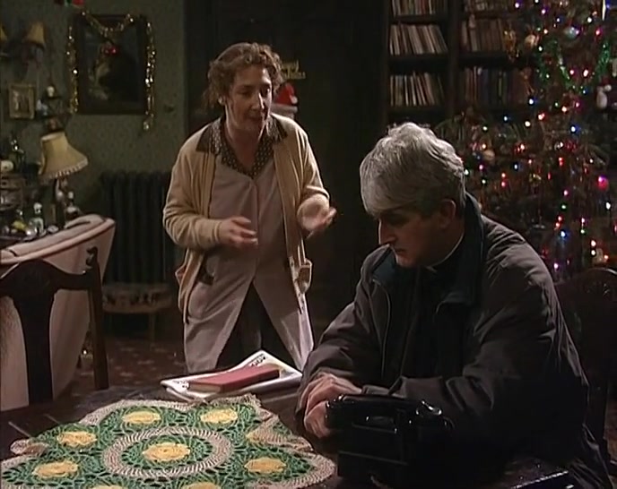 FATHER, WHILE YOU WERE OUT FOR YOUR WALK WE HAD A PHONE CALL. 