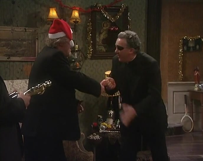 - NO, FATHER, IT'S JUST A BIT OF FUN. - AARRRH! 