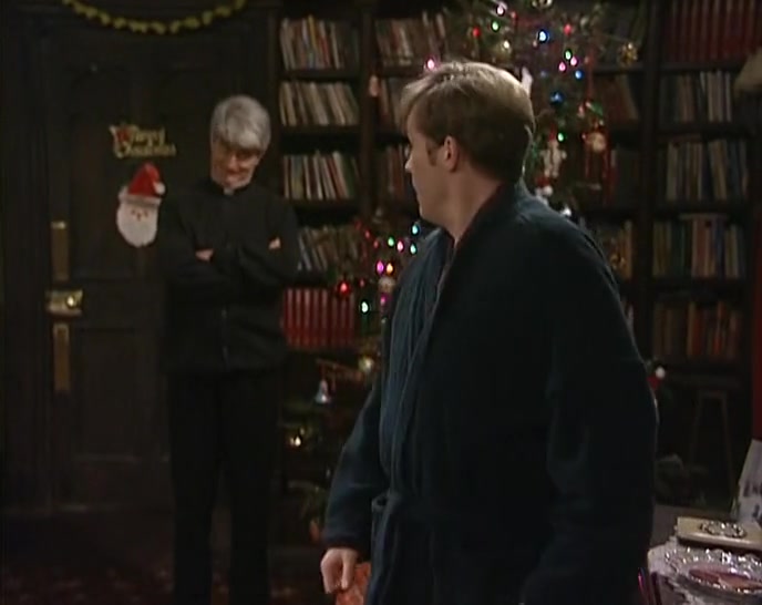 DOUGAL, AREN'T YOU GOING TO OPEN YOUR PRESENTS? 