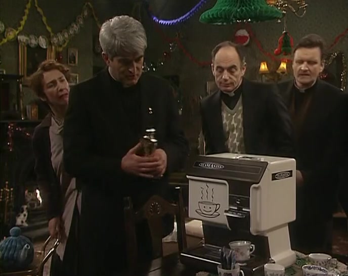 YOU LEAVE THE CUP THERE, SLIDE IN A CARTRIDGE AND TEA COMES OUT. 