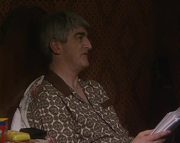 FATHER JIMMY FENNEL. HE REALLY NEEDS TAKING DOWN A PEG OR TWO. 