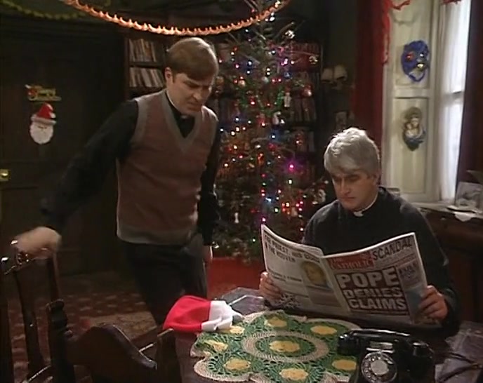 IT'S JUST THREE LADS POINTING AT A STAR. A BIT DISAPPOINTING. 