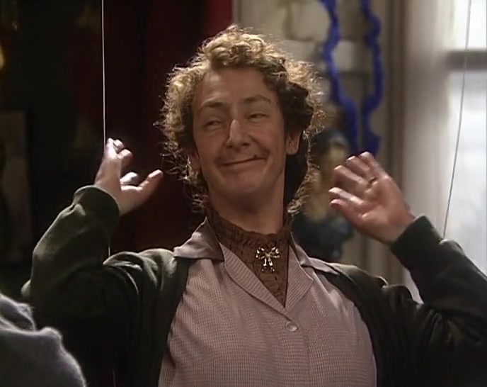 THAT'S A HANDY OLD THING YOU HAVE THERE, MRS DOYLE. 