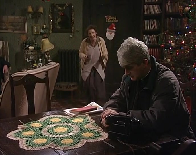 FATHER, WHILE YOU WERE OUT FOR YOUR WALK WE HAD A PHONE CALL. 