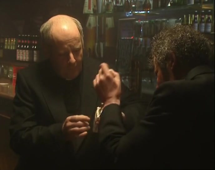 'HIM SPILLIN' HIS GUTS ON THE SUBJECT OF A CERTAIN FATHER TED CRILLY.' 