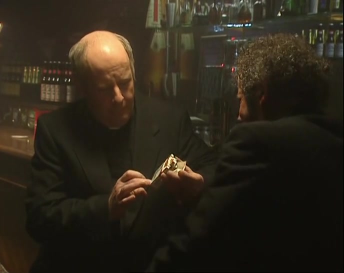 'HIM SPILLIN' HIS GUTS ON THE SUBJECT OF A CERTAIN FATHER TED CRILLY.' 