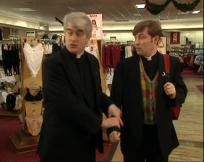 - WHAT'S THE PROBLEM?
 - THINK, DOUGAL.
 