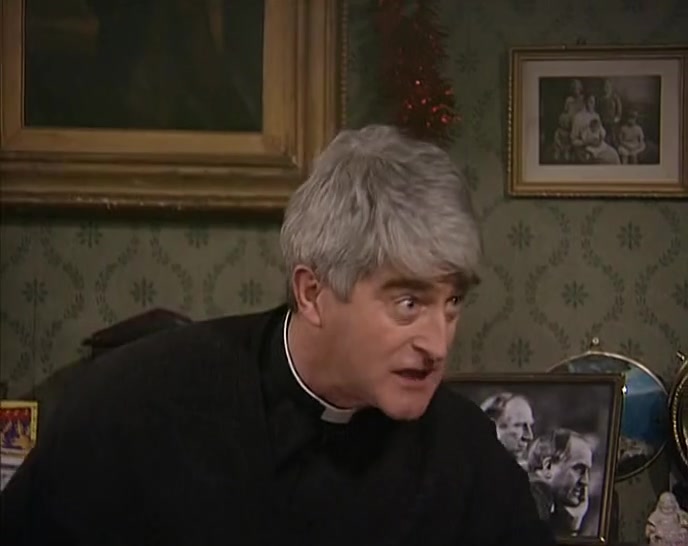 - FATHER, I... - NO! THAT'S WHAT YOU SAID. 