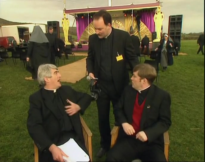 NO, I'M DOUGAL, HE'S TED.  