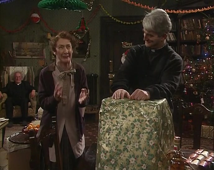OH, FATHER, YOU SHOULDN'T HAVE. WHAT IS IT? 