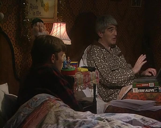DOUGAL, HERE'S A WAY. TRY AND EMPTY YOUR HEAD OF ALL THOUGHTS. 