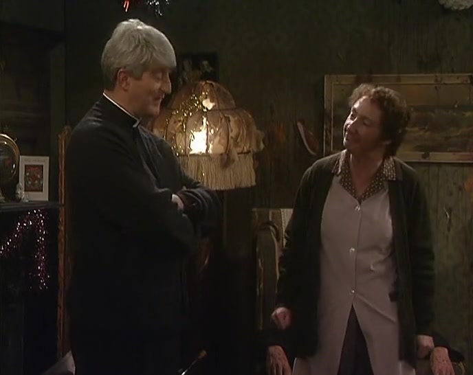 I AM INDEED, MRS DOYLE. A NICE, QUIET CHRISTMAS, THAT'S WHAT I WANT. 