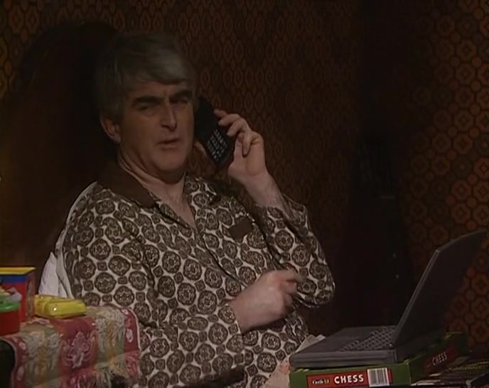 WAIT NOW, HE'S ON HOLIDAYS. WELL, I WON'T DISTURB HIM. 