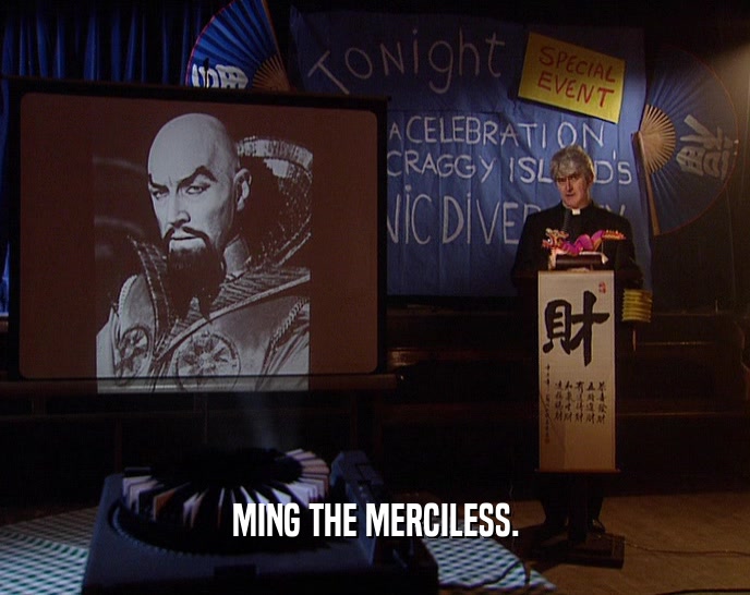 MING THE MERCILESS.  