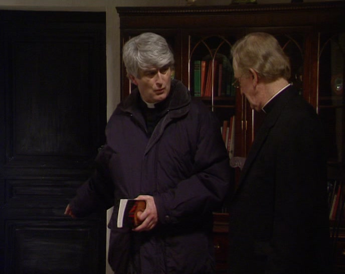WHAT HAVE YOU GOT A PADLOCK ON THAT DOOR FOR? 