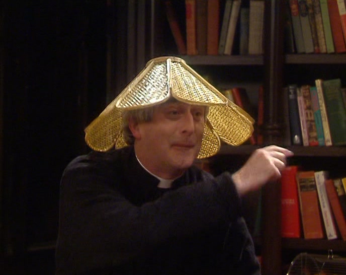COME ON, DOUGAL, LIGHTEN UP.  
