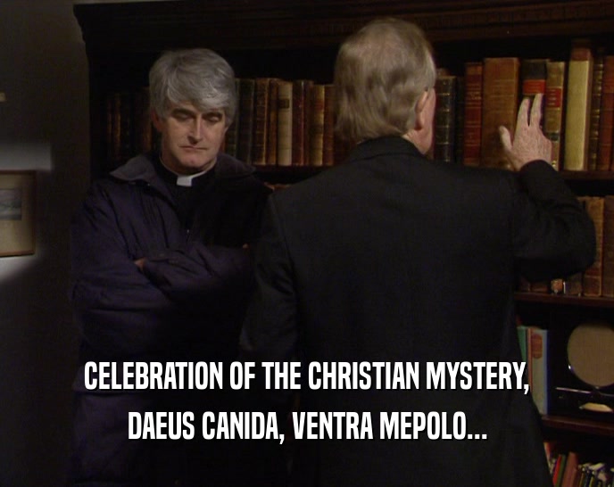 CELEBRATION OF THE CHRISTIAN MYSTERY, DAEUS CANIDA, VENTRA MEPOLO... 