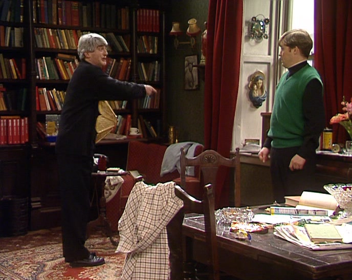 WHO... DOUGAL, THERE WERE
 CHINESE PEOPLE THERE!
 