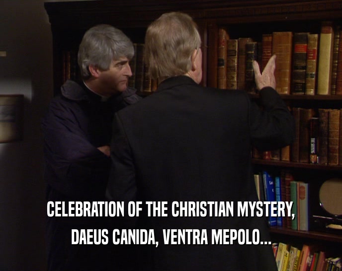 CELEBRATION OF THE CHRISTIAN MYSTERY, DAEUS CANIDA, VENTRA MEPOLO... 
