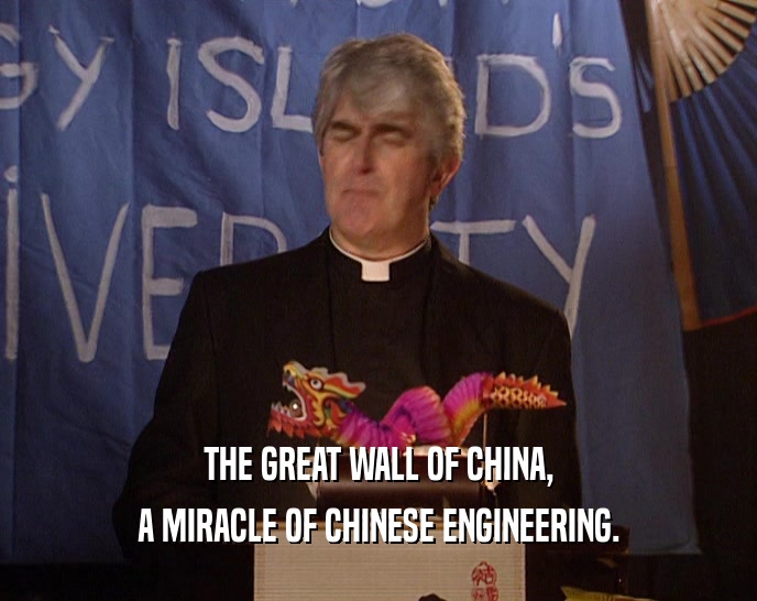 THE GREAT WALL OF CHINA, A MIRACLE OF CHINESE ENGINEERING. 
