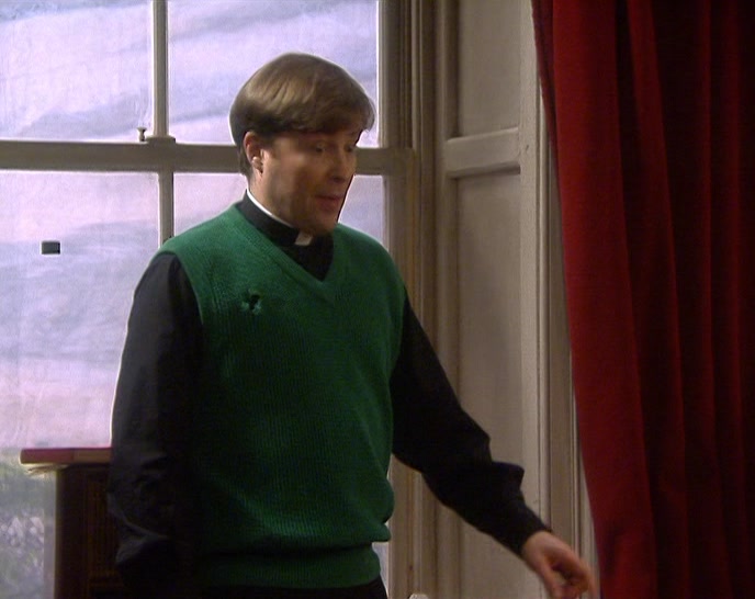 TED, I COULD PICK UP THAT BROKEN BIT OF LAMP. 