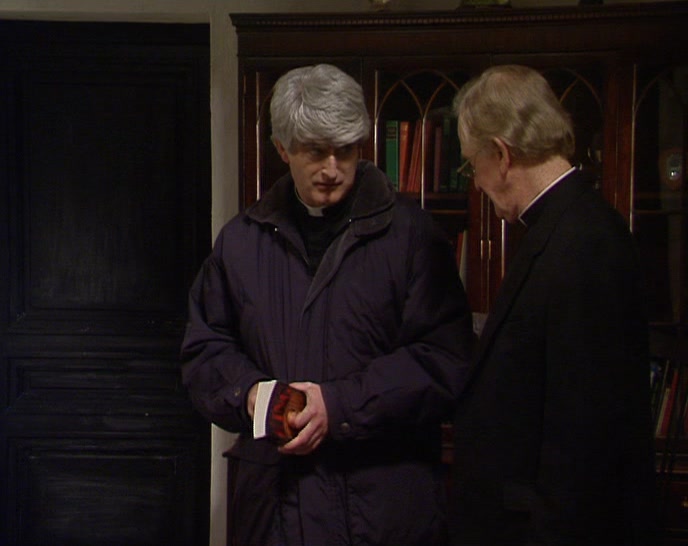 WHAT HAVE YOU GOT A PADLOCK ON THAT DOOR FOR? 