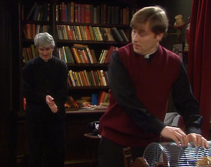 DOUGAL, EVERYTHING'S CLEARED UP. THEY'RE COMING STRAIGHT ROUND. 