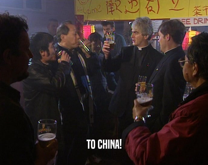 TO CHINA!  