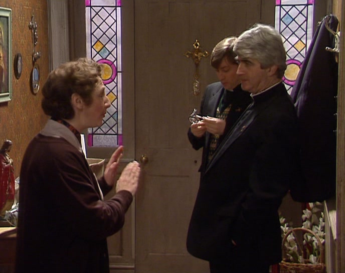 OH, NO, NO. DON'T WORRY, FATHER. IT'S GREAT, I FEEL FANTASTIC. 