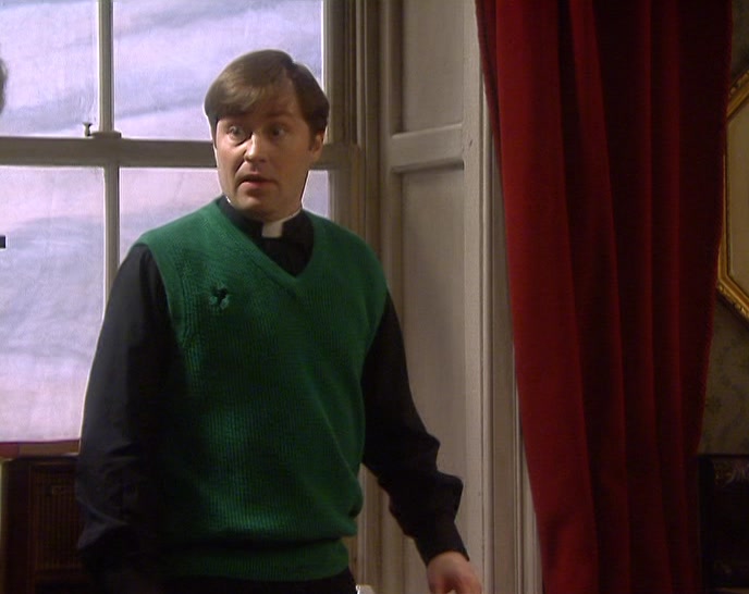 TED, I COULD PICK UP THAT BROKEN BIT OF LAMP. 