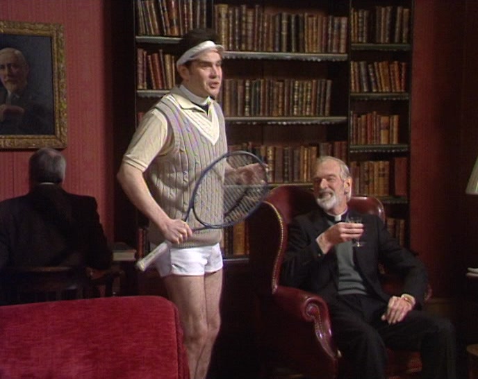 I'M OFF FOR A GAME. TED, CARE TO JOIN ME? 
