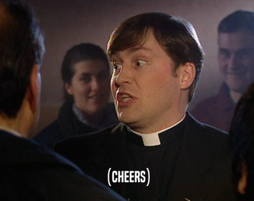 (CHEERS)  
