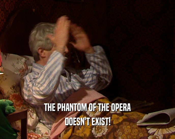 THE PHANTOM OF THE OPERA DOESN'T EXIST! 