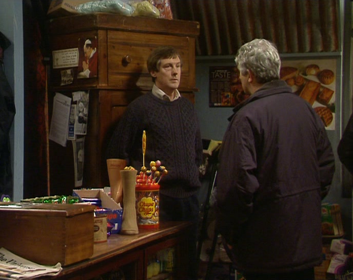 IS THERE, UM, IS THERE SOMEONE IN THE CUPBOARD? 