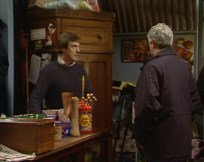 IS THERE, UM, IS THERE SOMEONE IN THE CUPBOARD? 