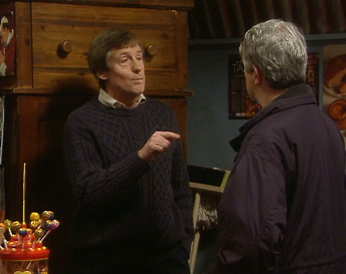 I THOUGHT MARY WOULD BE SAFER IN THE CUPBOARD. 