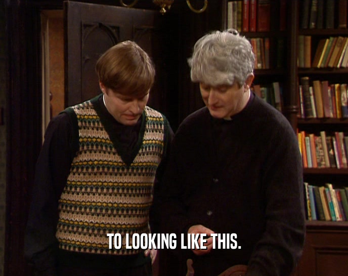 TO LOOKING LIKE THIS.  